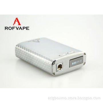 Gold Plated Brass Electrode Electronic Cigarette Box Mod Wi